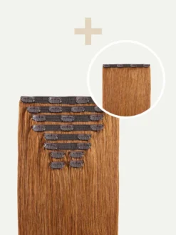 20" Classic Natural Red Volume Bundle Clip-Ins -Hair Extensions Shop Luxy Hair Extensions Natural Red Classic 220g Volume Bundle