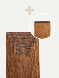 20" Seamless Natural Red Volume Bundle Clip-Ins -Hair Extensions Shop Luxy Hair Extensions Natural Red Seamless 225g Volume Bundle