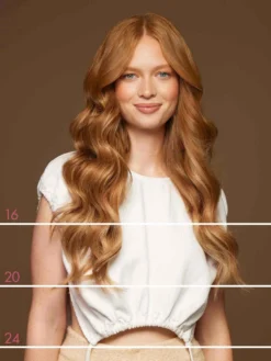 16" Seamless Natural Red Balayage Volume Bundle Clip-Ins -Hair Extensions Shop Luxy Hair Extensions Natural Red Balayage 24 Front a7ee274d cea4 4381 8c1f 9c5186f320bf