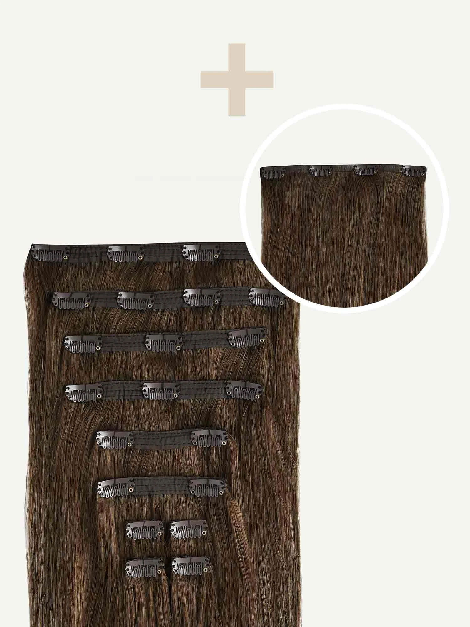 20" Classic Neutral Brown Balayage Volume Bundle 6 20" Classic Neutral Brown Balayage Volume Bundle - Image 6