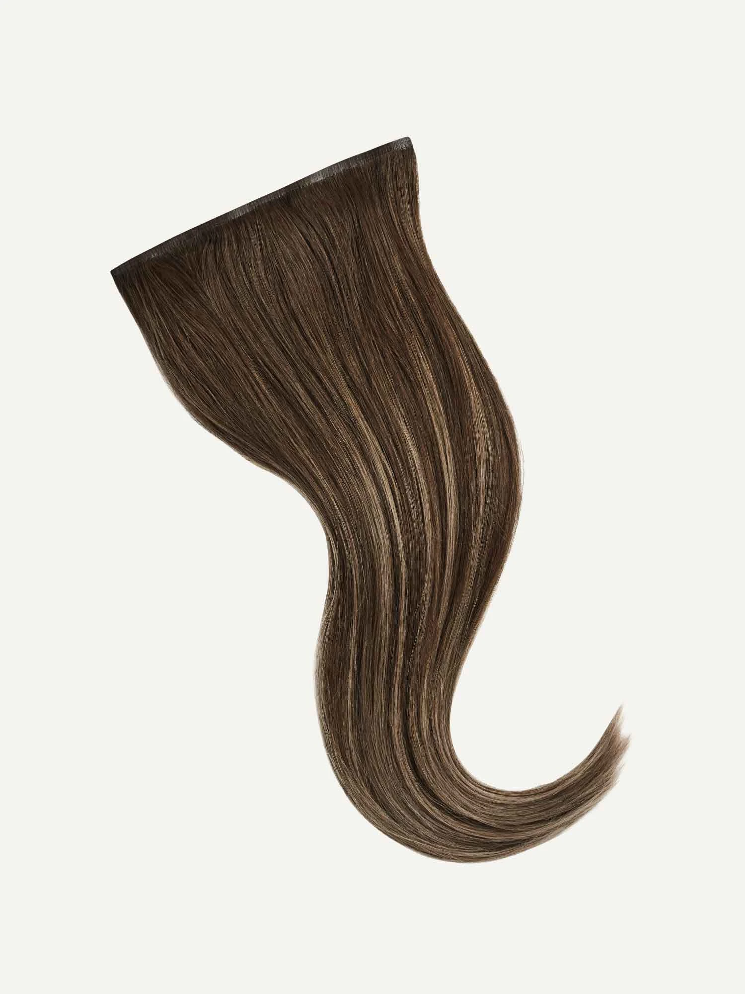 12" Seamless Neutral Brown Balayage Clip-Ins (150g) 4 12" Seamless Neutral Brown Balayage Clip-Ins (150g) - Image 4