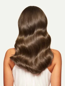 12" Neutral Brown Halo® Hair Extensions (150g) -Hair Extensions Shop Luxy Hair Extensions Neutral Brown 16 After Back d413abb0 fad6 4629 87d8 7c6f376e2c72