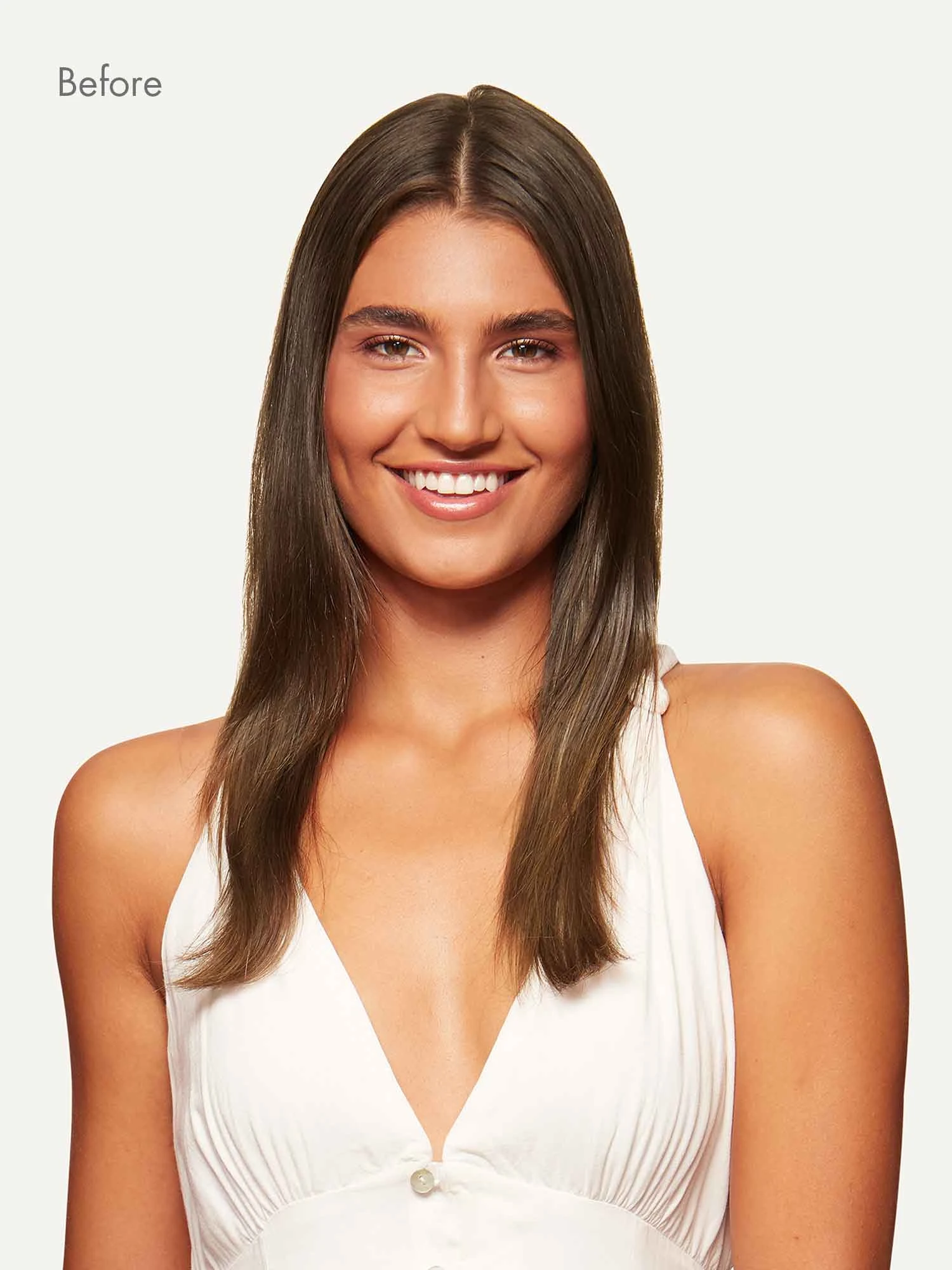 20" Classic Neutral Brown Clip-Ins (160g) 5 20" Classic Neutral Brown Clip-Ins (160g) - Image 5