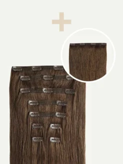 16" Classic Neutral Brown Volume Bundle Clip-Ins -Hair Extensions Shop Luxy Hair Extensions Neutral Brown Classic 16Inch 140g Volume Bundle 1a0ef61b 4ada 4aa6 84cb 3f242b15fadc