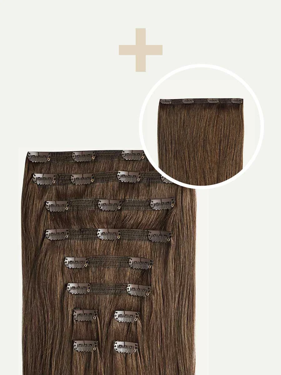 20" Classic Neutral Brown Volume Bundle Clip-Ins 6 20" Classic Neutral Brown Volume Bundle Clip-Ins - Image 6