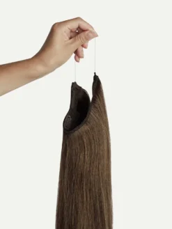 16" Neutral Brown Halo® Hair Extensions (140g) -Hair Extensions Shop Luxy Hair Extensions Neutral Brown Halo Hand