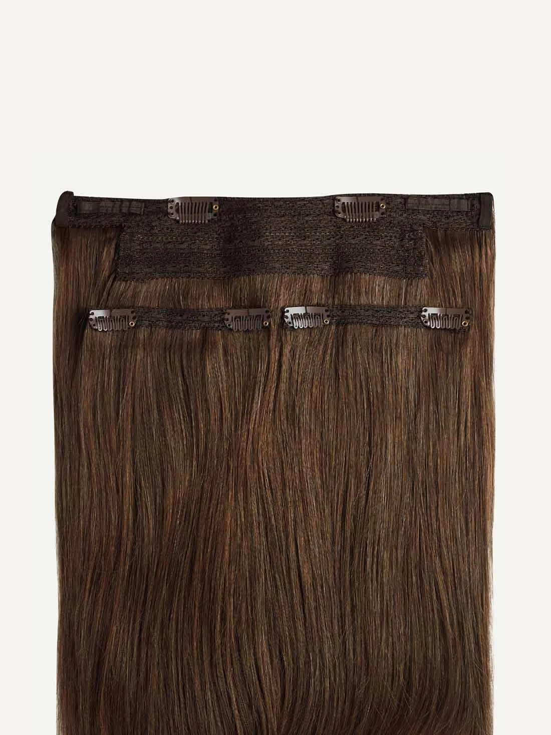 16" Neutral Brown Halo® Hair Extensions Volume Bundle 7 16" Neutral Brown Halo® Hair Extensions Volume Bundle - Image 7