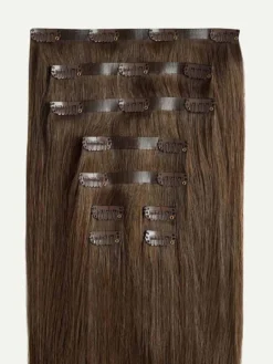 16" Seamless Neutral Brown Volume Bundle Clip-Ins -Hair Extensions Shop Luxy Hair Extensions Neutral Brown Seamless 16 Inches StackedWefts 71fab714 a260 42fc b5ff 90a8d5760c25