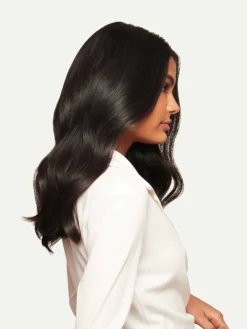 16" Classic Off Black Volume Bundle Clip-Ins -Hair Extensions Shop Luxy Hair Extensions Off Black 16 After Side1 245c18a7 7cde 438c a69f 003895d5c6a3