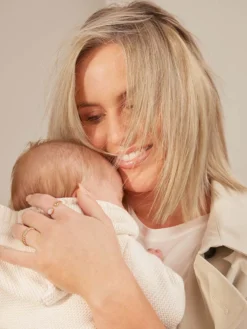 12" Dimensional Beige Blonde Thinning Hair Fill-Ins (50g) -Hair Extensions Shop Luxy Hair Extensions OnFig 4thTrimester Julia 3