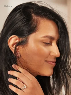 12" Off Black Thinning Hair Fill-Ins (50g) -Hair Extensions Shop Luxy Hair Extensions OnFig 4thTrimester Prashansa 1 Before