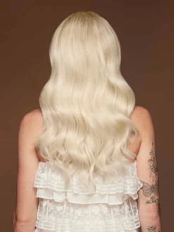 12" Platinum Blonde Halo® Hair Extensions (150g) -Hair Extensions Shop Luxy Hair Extensions Platinum Blonde 16 After NS1 a6a29c05 c903 4bb6 bda0 5a0140866d66