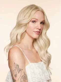 12" Platinum Blonde Halo® Hair Extensions (150g) -Hair Extensions Shop Luxy Hair Extensions Platinum Blonde 16 After NS4 2bf865c9 ac22 4fed b086 9e6d999ee0c6