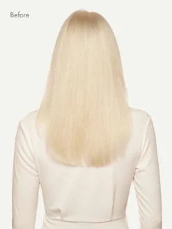 20" Seamless Platinum Blonde Clip-Ins (180g) 18 20" Seamless Platinum Blonde Clip-Ins (180g) -Hair Extensions Shop Luxy Hair Extensions Platinum Blonde Before Back 7ca9adba 26e1 44e3 b215 93b370f6d264