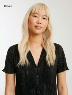 16" Platinum Blonde Halo® Hair Extensions (140g) 16 16" Platinum Blonde Halo® Hair Extensions (140g) -Hair Extensions Shop Luxy Hair Extensions Platinum Blonde Before Front 3deb4aa0 ed41 4e42 b5aa 59b57d71d0f1