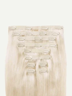 24" Classic Platinum Blonde Clip-Ins (240g) -Hair Extensions Shop Luxy Hair Extensions Platinum Blonde Classic 160g StackedWefts 769d9cd8 11e7 4505 aaf2 bd9fe6236d96
