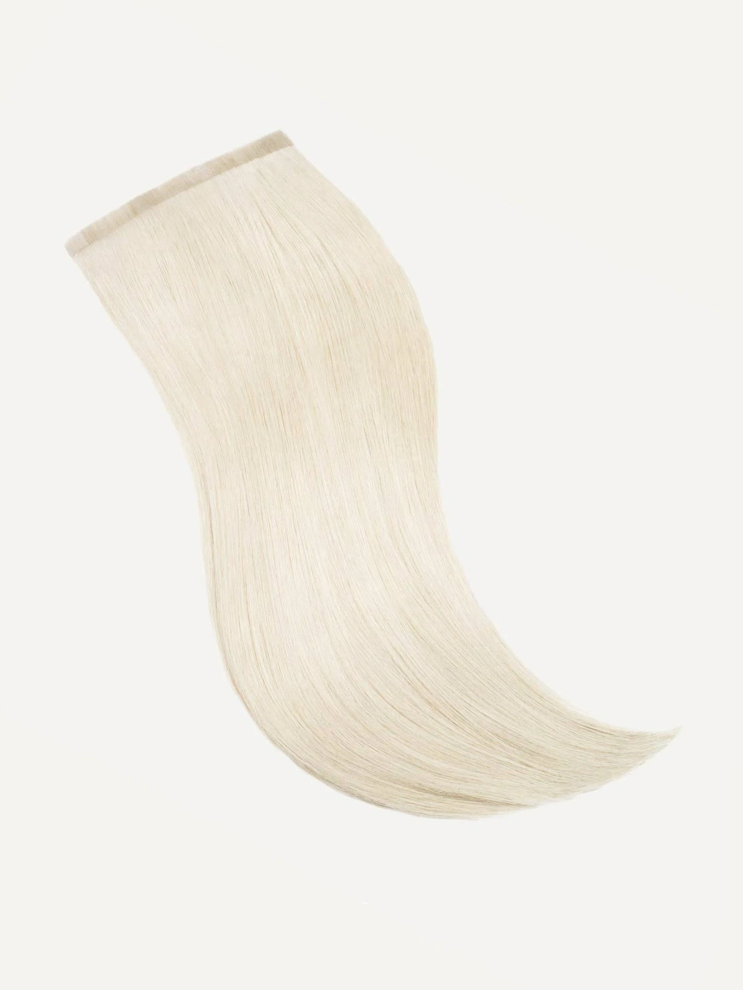 24" Seamless Platinum Blonde Clip-Ins (240g) 5 24" Seamless Platinum Blonde Clip-Ins (240g) - Image 5