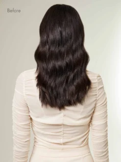 16" Lilac Peekaboo Halo® Hair Extensions (70g) -Hair Extensions Shop Luxy Peekaboo Ecomm LILAC Before Bk