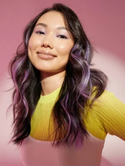 16" Lilac Peekaboo Halo® Hair Extensions (70g) -Hair Extensions Shop Luxy Peekaboo Hero LILAC Final 05 1b6ae28d d16c 4c53 9f3e 16f7aaeb385c