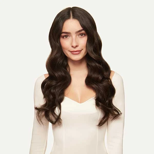 24" Seamless Dark Brown Clip-Ins (240g) 2 24" Seamless Dark Brown Clip-Ins (240g) - Image 2
