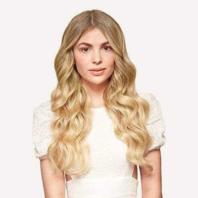 20" Seamless Dirty Blonde Highlights Clip-Ins (180g) 2 20" Seamless Dirty Blonde Highlights Clip-Ins (180g) - Image 2