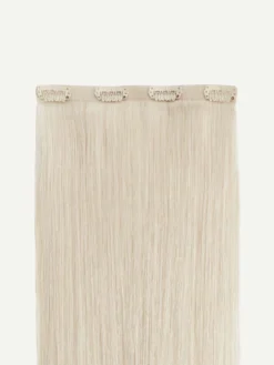 16" Classic Platinum Blonde Volume Bundle Clip-Ins -Hair Extensions Shop Luxy Clip In Hair Extensions Volumizer Seamless Platinum Blonde 23f2d5e4 826d 4a3d 9bbe 0094b356d9b2