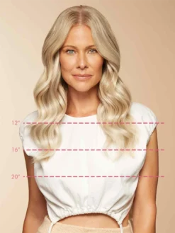12" Seamless Beige Blonde Balayage Clip-Ins (150g) -Hair Extensions Shop Luxy Hair Length Chart Beige Blonde Balayage 9378e6c6 cb47 459a 8ee6 68256be08724