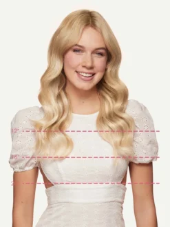 12" Seamless Natural Blonde Balayage Clip-Ins (150g) -Hair Extensions Shop Luxy Hair Length Chart Blonde Balayage a776c638 4370 4600 b83a 63539731a2d0