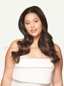 12" Seamless Dark Brown Balayage Clip-Ins (150g) 16 12" Seamless Dark Brown Balayage Clip-Ins (150g) -Hair Extensions Shop Luxy Hair Length Chart Mocha Brown Balayage c94f2945 6e18 48a0 9fa2 7239d3981bc2