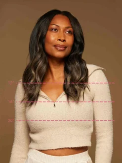 12" Seamless Off Black Bronde Balayage Clip-Ins (150g) 16 12" Seamless Off Black Bronde Balayage Clip-Ins (150g) -Hair Extensions Shop Luxy Hair Length Chart Off Black Bronde Balayage 9d541af7 6359 4b31 97f1 3a977c7a17fe