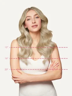 12" Seamless Dimensional Beige Blonde Clip-Ins (150g) -Hair Extensions Shop Luxy Hair Length Chart Sandy Blonde 648c0cab 1006 4810 9975 310d70f71782