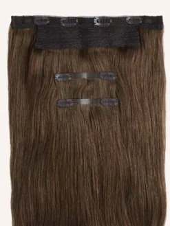 20" Chestnut Brown Halo® Hair Extensions (180g) -Hair Extensions Shop NEW Spec LX ChestnutBrown Weft