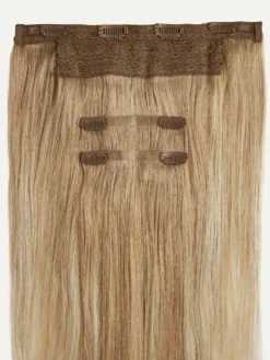20" Blonde Balayage Halo® Hair Extensions (180g) -Hair Extensions Shop NEW Spec LX DirtyBlondeBalayage Weft