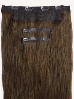 20" Neutral Brown Halo® Hair Extensions (180g) -Hair Extensions Shop NEW Spec LX NaturalBrown Weft