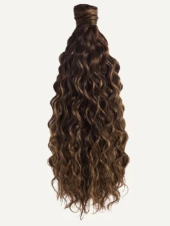20" Chocolate Brown Balayage Curly Ponytail Extension (120g) -Hair Extensions Shop NEW Spec LX Ponytail Weft Luxy Hair Extensions Curly Ponytails ChocolateBrownBalayage Swoopy 6b23b051 770d 4e7e a43d 24ce42fca0ed