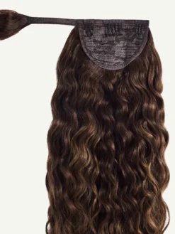 20" Chocolate Brown Balayage Curly Ponytail Extension (120g) -Hair Extensions Shop NEW Spec LX Ponytail Weft Luxy Hair Extensions Curly Ponytails ChocolateBrownBalayage Weft 6e48f985 9073 4c68 9da4 d17de730acf0