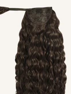 20" Cool Dark Brown Curly Ponytail Extension (120g) -Hair Extensions Shop NEW Spec LX Ponytail Weft Luxy Hair Extensions Curly Ponytails CoolDarkBrown Weft 52854b5b d4d3 415e 9059 d52bf2141d62