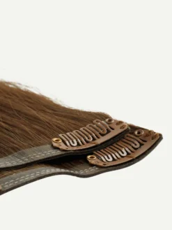 12" Chestnut Brown Thinning Hair Fill-Ins (50g) -Hair Extensions Shop Off Fig 4th Trimester ChestnutBrown CloseUp