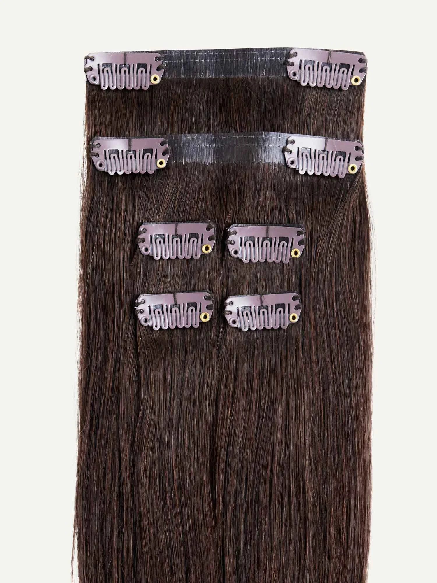 20" Chocolate Brown Thinning Hair Fill-Ins (95g) 4 20" Chocolate Brown Thinning Hair Fill-Ins (95g) - Image 4