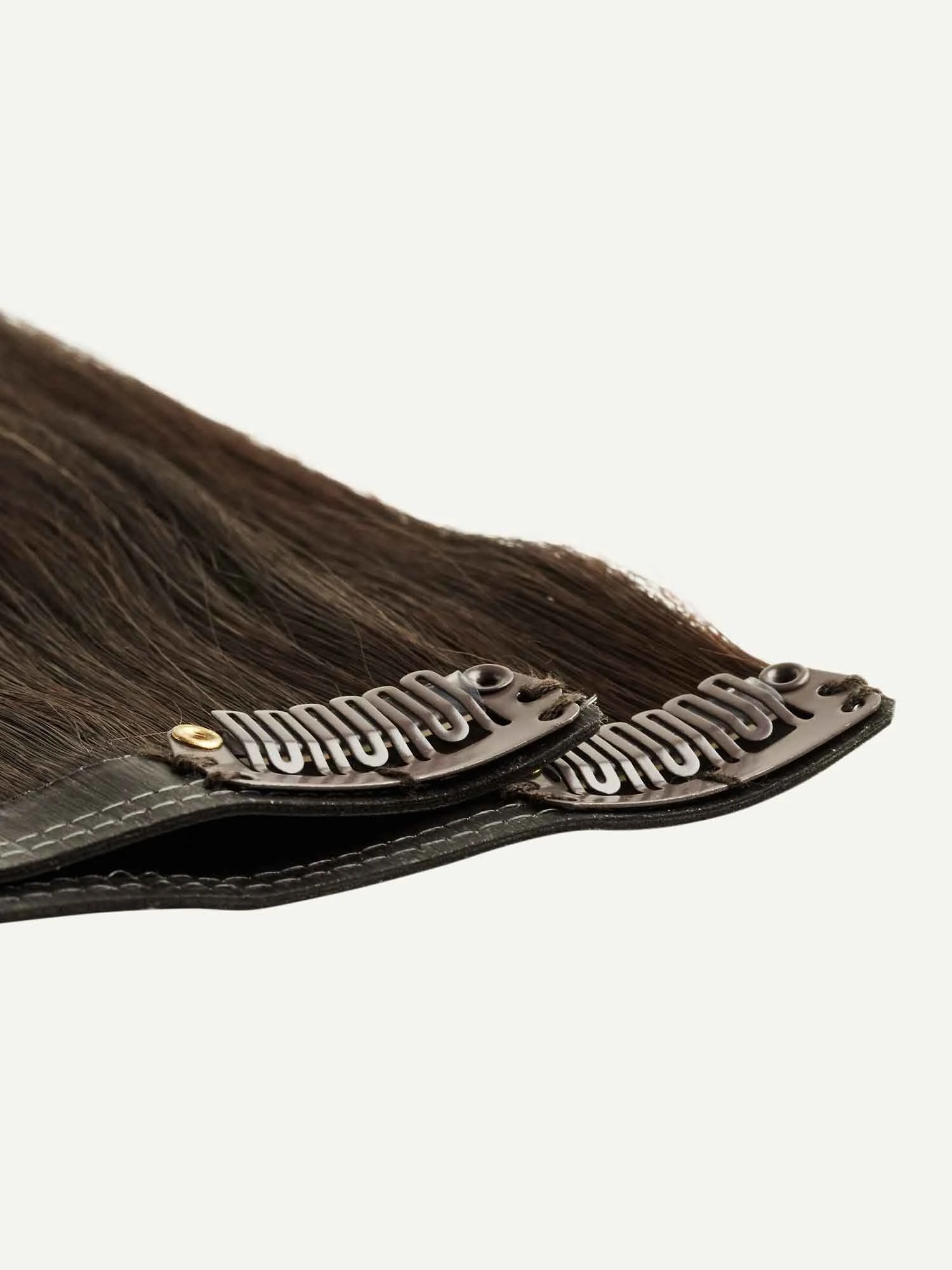 16" Dark Brown Thinning Hair Fill-Ins (80g) 6 16" Dark Brown Thinning Hair Fill-Ins (80g) - Image 6