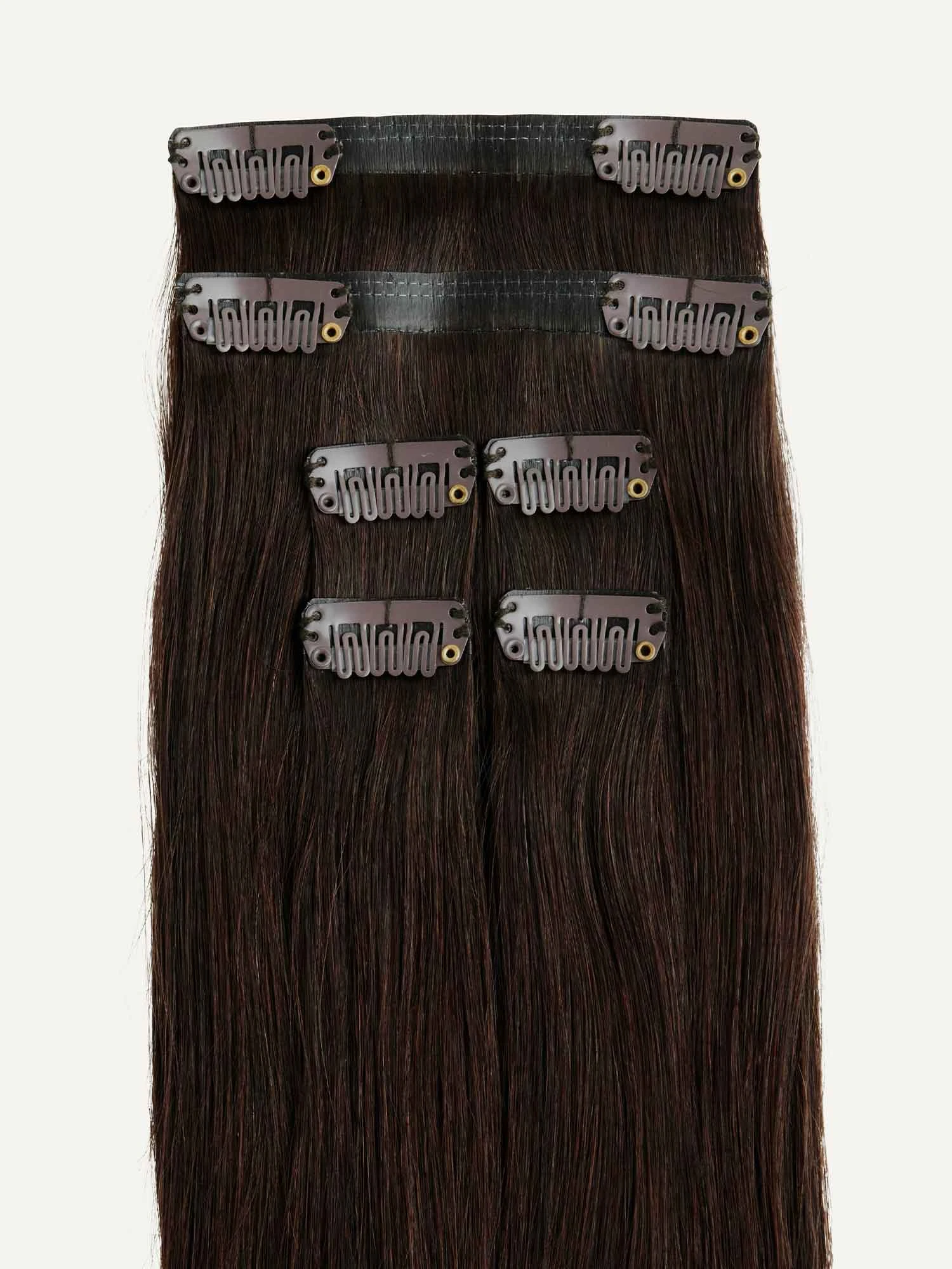 16" Dark Brown Thinning Hair Fill-Ins (80g) 4 16" Dark Brown Thinning Hair Fill-Ins (80g) - Image 4