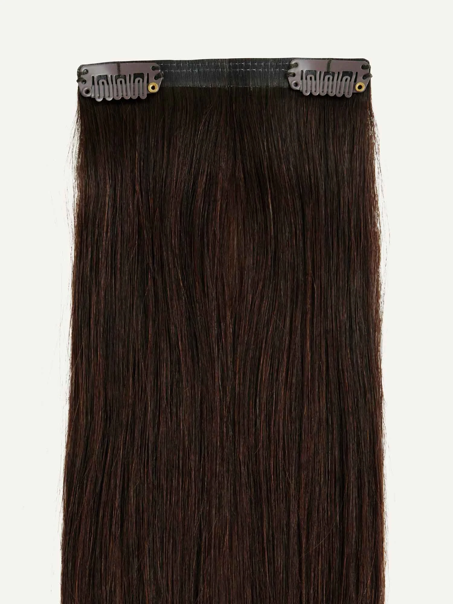 16" Dark Brown Thinning Hair Fill-Ins (80g) 5 16" Dark Brown Thinning Hair Fill-Ins (80g) - Image 5