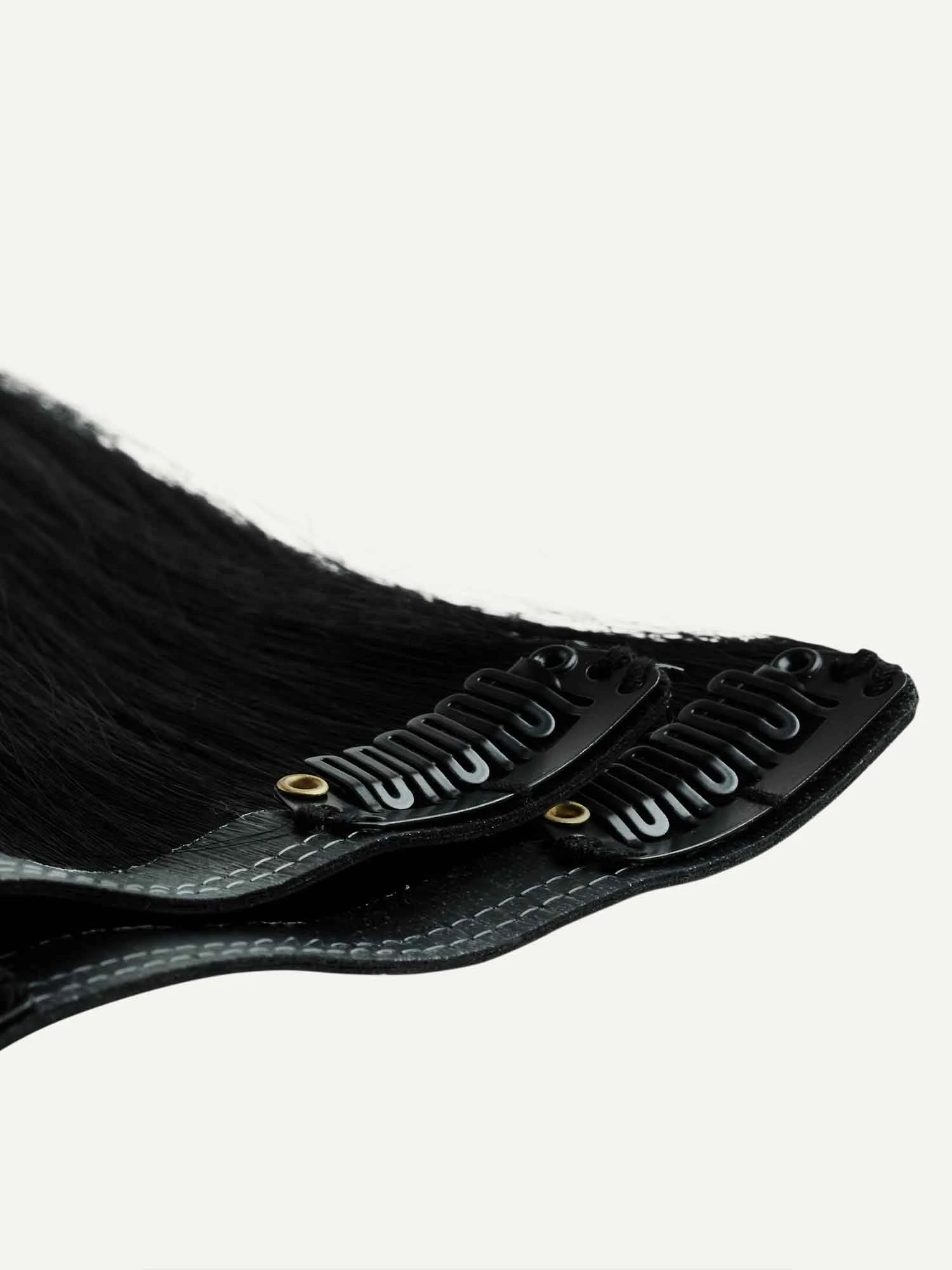 16" Jet Black Thinning Hair Fill-Ins (80g) 6 16" Jet Black Thinning Hair Fill-Ins (80g) - Image 6