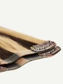 16" Mocha Brown Highlights Thinning Hair Fill-Ins (80g) -Hair Extensions Shop Off Fig 4th Trimester MochaBrownHighlights CloseUp 957c1c8f 2274 4723 a19b ec8a51affe12