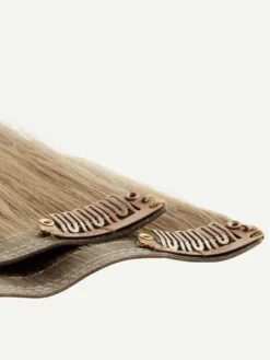 12" Natural Blonde Balayage Thinning Hair Fill-Ins (50g) -Hair Extensions Shop Off Fig 4th Trimester NaturalBlondeBalayage CloseUp