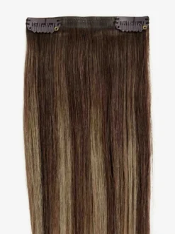 12" Neutral Brown Balayage Thinning Hair Fill-Ins (50g) -Hair Extensions Shop Off Fig 4th Trimester NeutralBrownBalayage Single