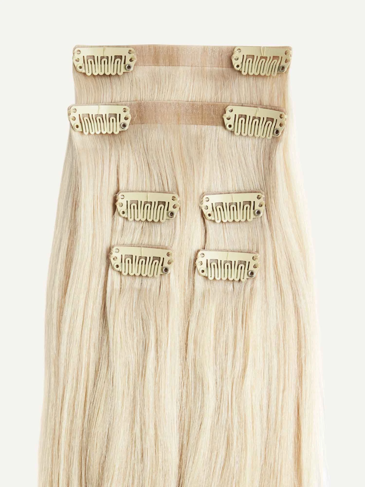 20" Platinum Blonde Thinning Hair Fill-Ins (95g) 4 20" Platinum Blonde Thinning Hair Fill-Ins (95g) - Image 4