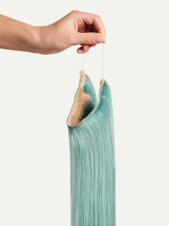 16" Aquamarine Peekaboo Halo® Hair Extensions (70g) -Hair Extensions Shop Peekaboo 99A 227 F