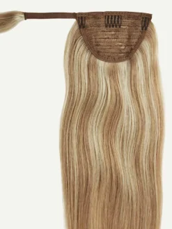 20" Dirty Blonde Highlights Ponytail Extension (120g) 12 20" Dirty Blonde Highlights Ponytail Extension (120g) -Hair Extensions Shop Ponytail NewSpec 18P60 Dirty Blonde Highlights Weft bd61b684 c51b 4d2e 8ece b9fe60830900