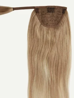 16" Blonde Balayage Ponytail Extension (100g) -Hair Extensions Shop Ponytail NewSpec 18T60 Dirty Blonde Balayage Weft